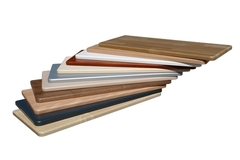 Parapety z litego drewna bukowego