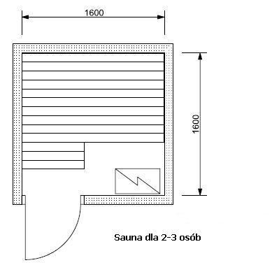 Sauna dla 2-3 os&oacute;b