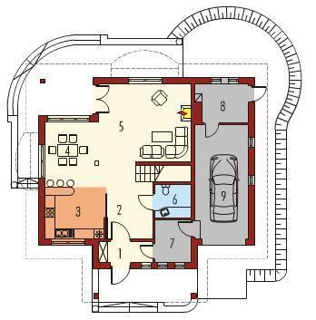 Plan parteru