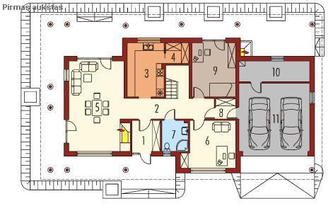 Plan parteru Plan parteru