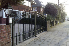 Brama dekoracyjna posesyjna