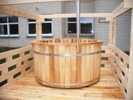 Balie kąpielowe z drewna termicznego