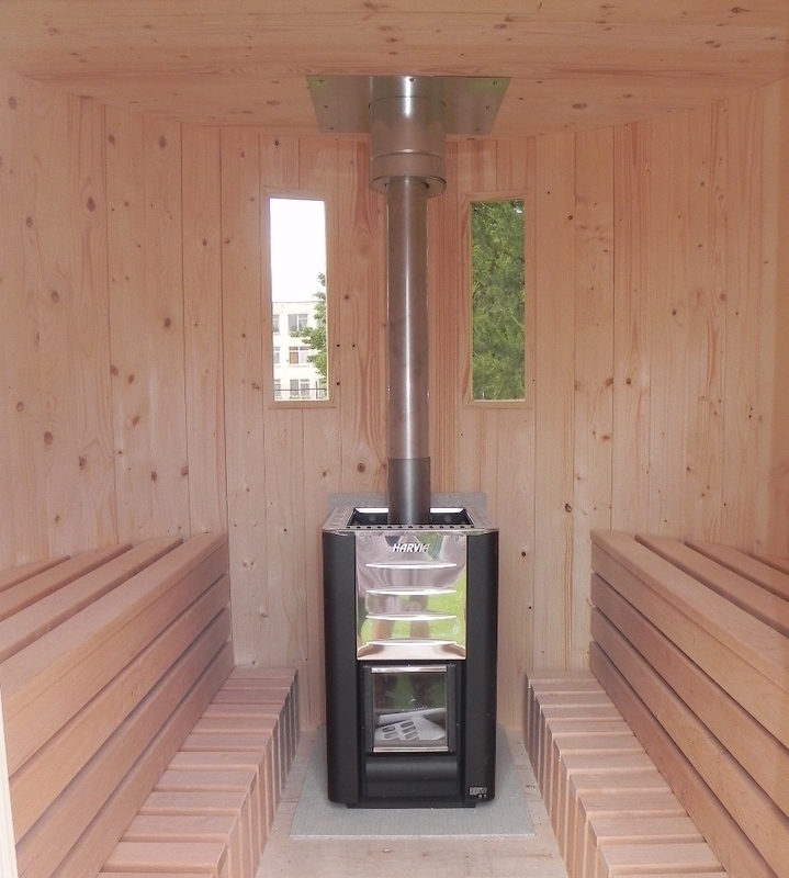 Wertykalna beczka-sauna Wertykalna beczka-sauna