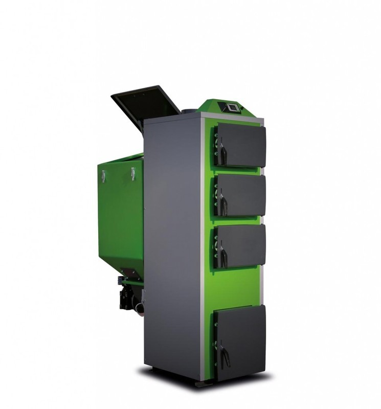 Kotly SZTOKER na eko-groszek z możliwością spalania miału, peletu, zboża