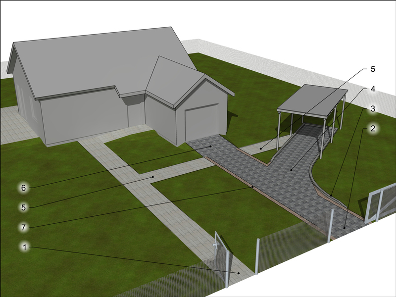 Wiata wolno stojąca. Wiata wolno stojąca.