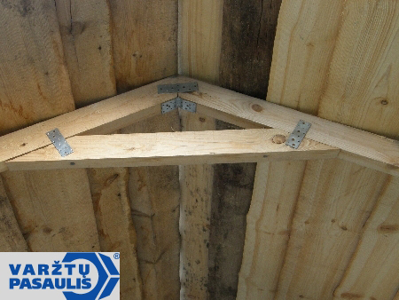 Łączenie krokwi za pomocą płytek i kolanka