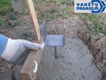 Stacjonarne ułożenie wspornika