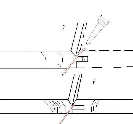 Deseczki z wpuszczeniami mocuje się ze pomocą przeznaczonych do wykończenia gwoździ.