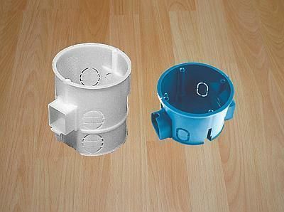 Podtynkowe puszki rozdzielcze.