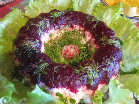 Sałatka ,,Śledź pod kocem"