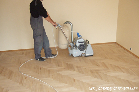 Szlifowanie parkietu