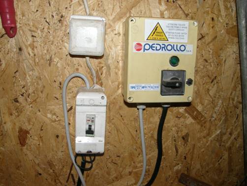 Bezpiecznik i panel sterujący do hydroforu i pompy