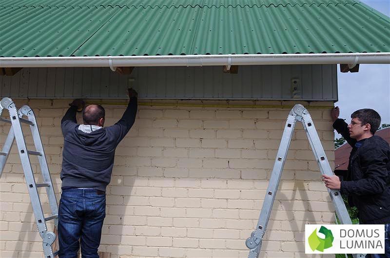 Dokładne odmierzanie miejsca montażu drugiego uchwytu