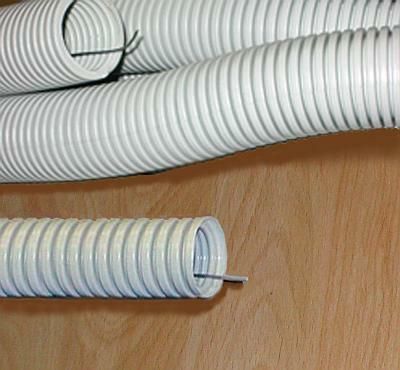 Gofrowane rury z drenem.