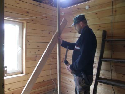 Wymierzenie nachylenia schodów. Wymierzenie nachylenia schodów.