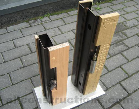 Czworokątna i sześciokątna ościeżnica.